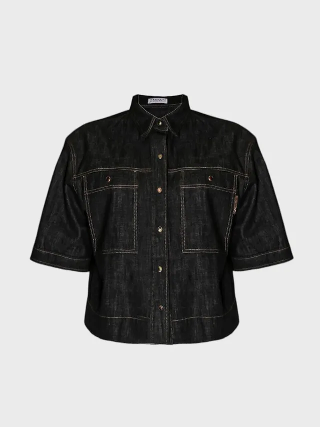 рубашка джинсовая