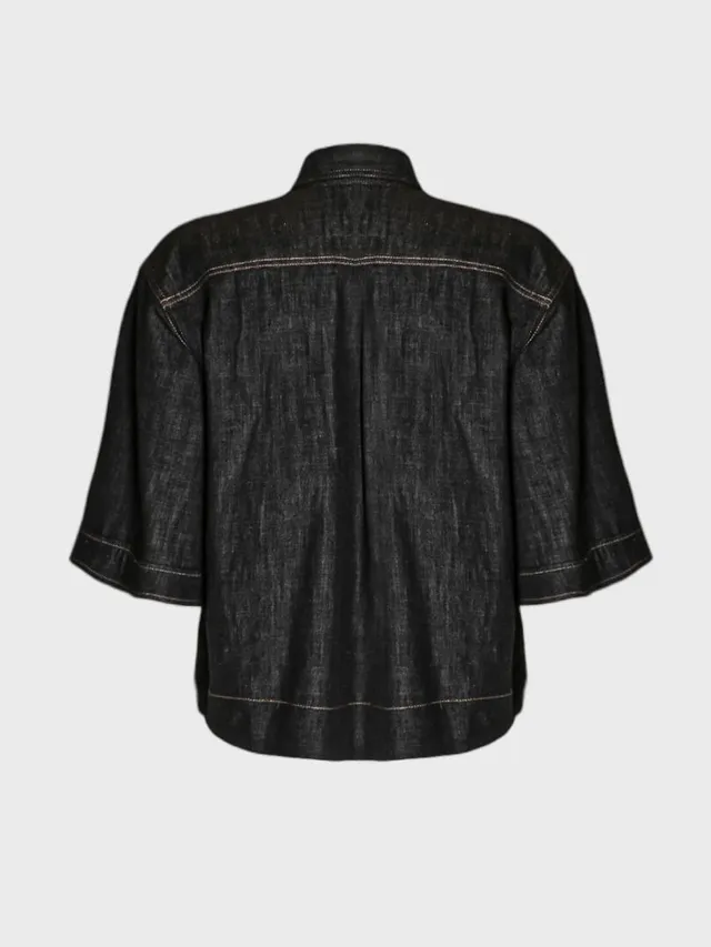 рубашка джинсовая